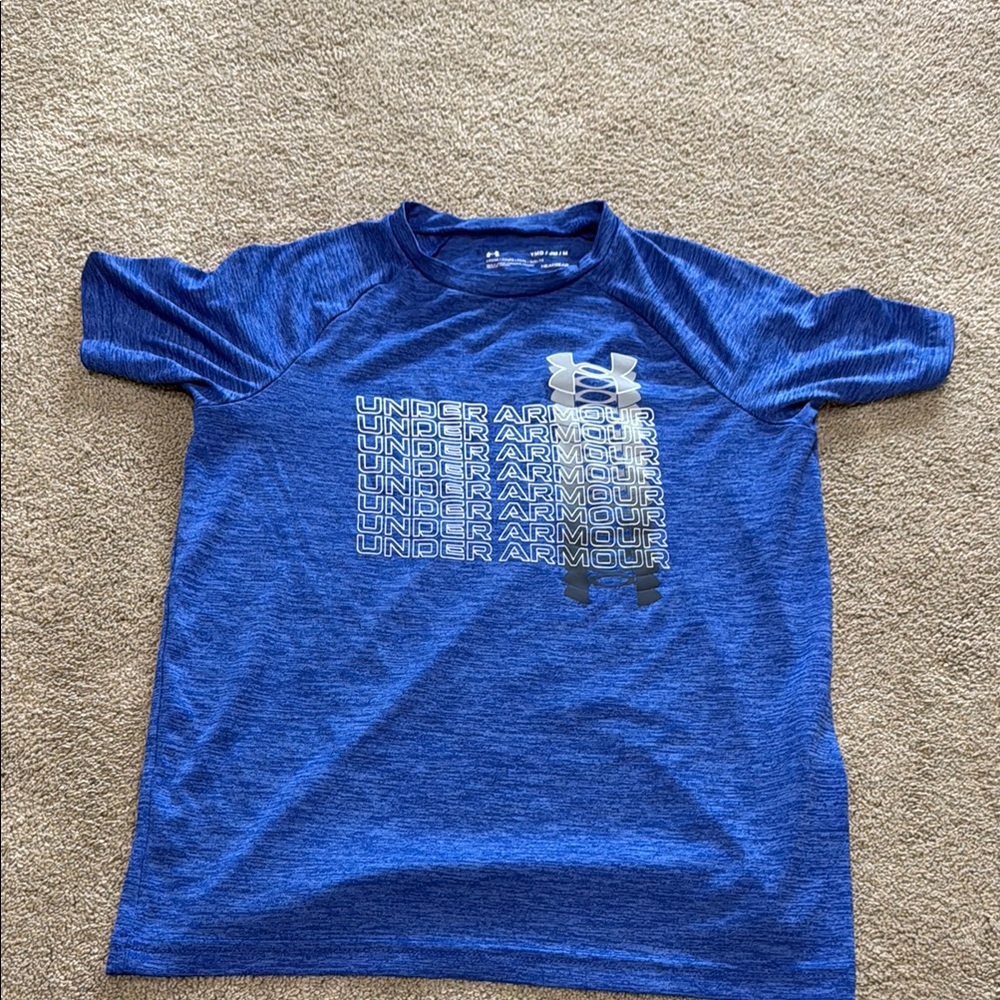 Under Armour Kids Blue Graphic T-Shirt